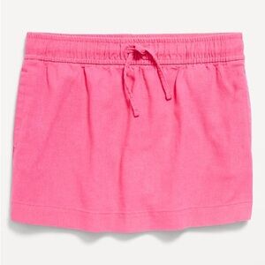 Old Navy Girls’ Linen-Blend Drawstring Skirt